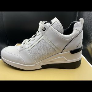 Michael Kors Georgie Trainer Leather Sneakers